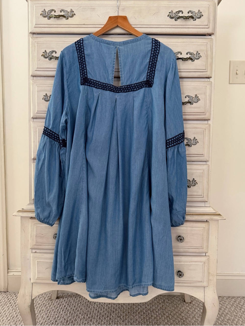 Crown & Ivy Chambray Boho Dress - Picture 2 of 4